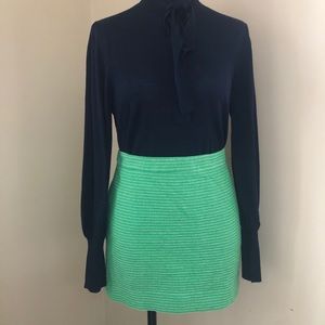 Dot dot dash mini skirt